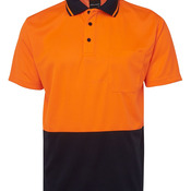 JB's Hi Vis Non Cuff Traditional Polo - Adults