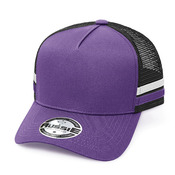 Kids A-Frame Striped Trucker Cap