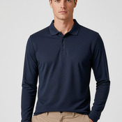  Action Mens Long Sleeve Polo