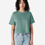 American Apparel - Fine Jersey Women's Boxy Cropped T-Shirt