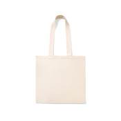 Organic Cotton Tote bag with inner zipper pocket